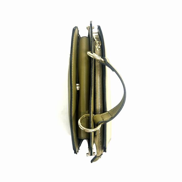 Steve Madden Bevelyn Crossbody Satchel (MT Olive) Nice Fall Color - Picture 6 of 12